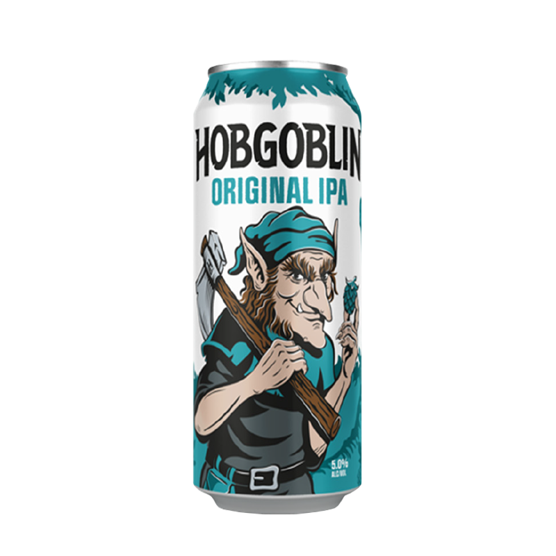 Wychwood Hobgoblin IPA 5.0% 500ml Can - 4 Pack