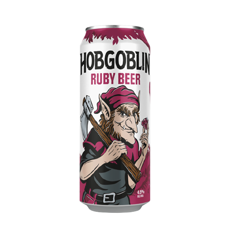 Wychwood Hobgoblin Ruby 4.5% 500ml Can - 4 Pack