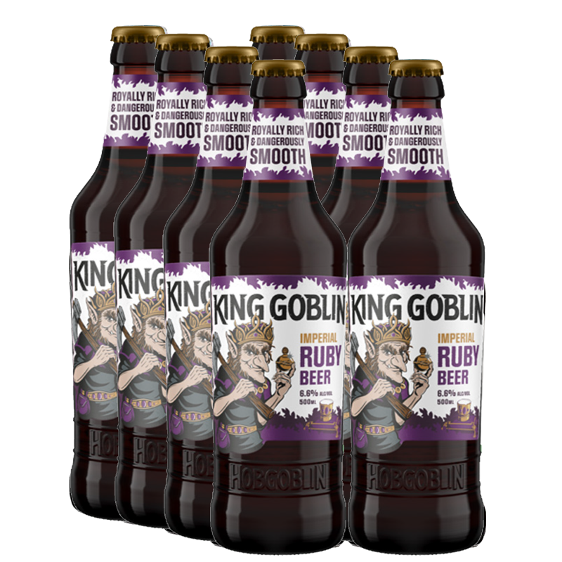 Wychwood King Goblin Imperial Ruby 6.6% 500ml - 8 Pack