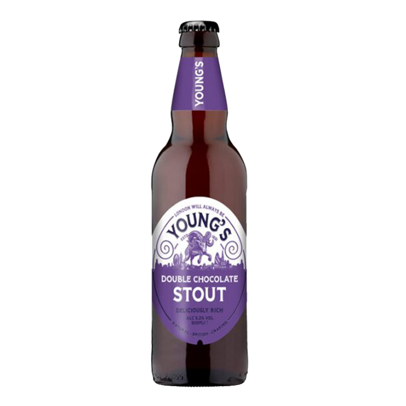 Marstons Youngs Double Chocolate Stout 5.2% 500ml - 8 Pack