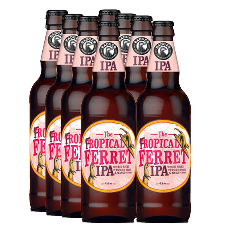 Badger Fropical Ferret IPA 4.6% 500ml - 8 Pack