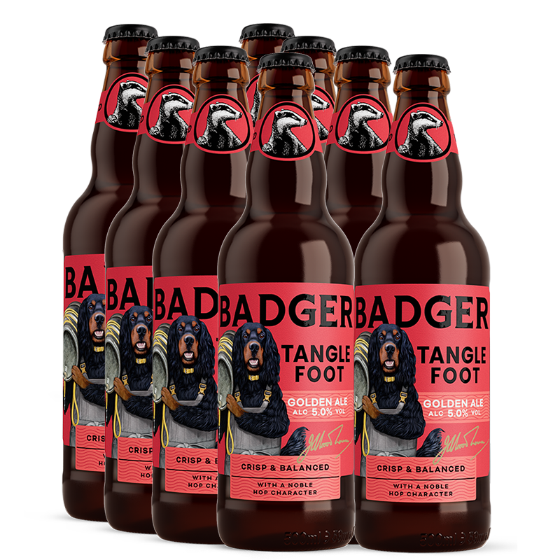 Badger Tanglefoot Golden Ale 5.0% 500ml - 8 Pack