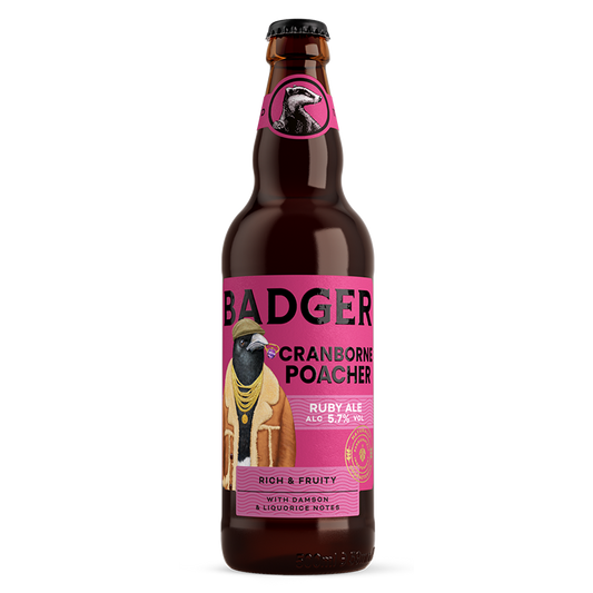 Badger Cranborne Poacher Ruby Ale 5.7% 500ml