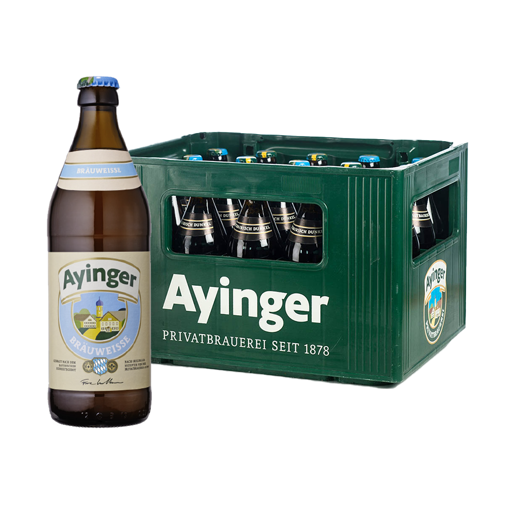 Ayinger Brauweisse Wheat 5.1% 500ml  - 20 Pack