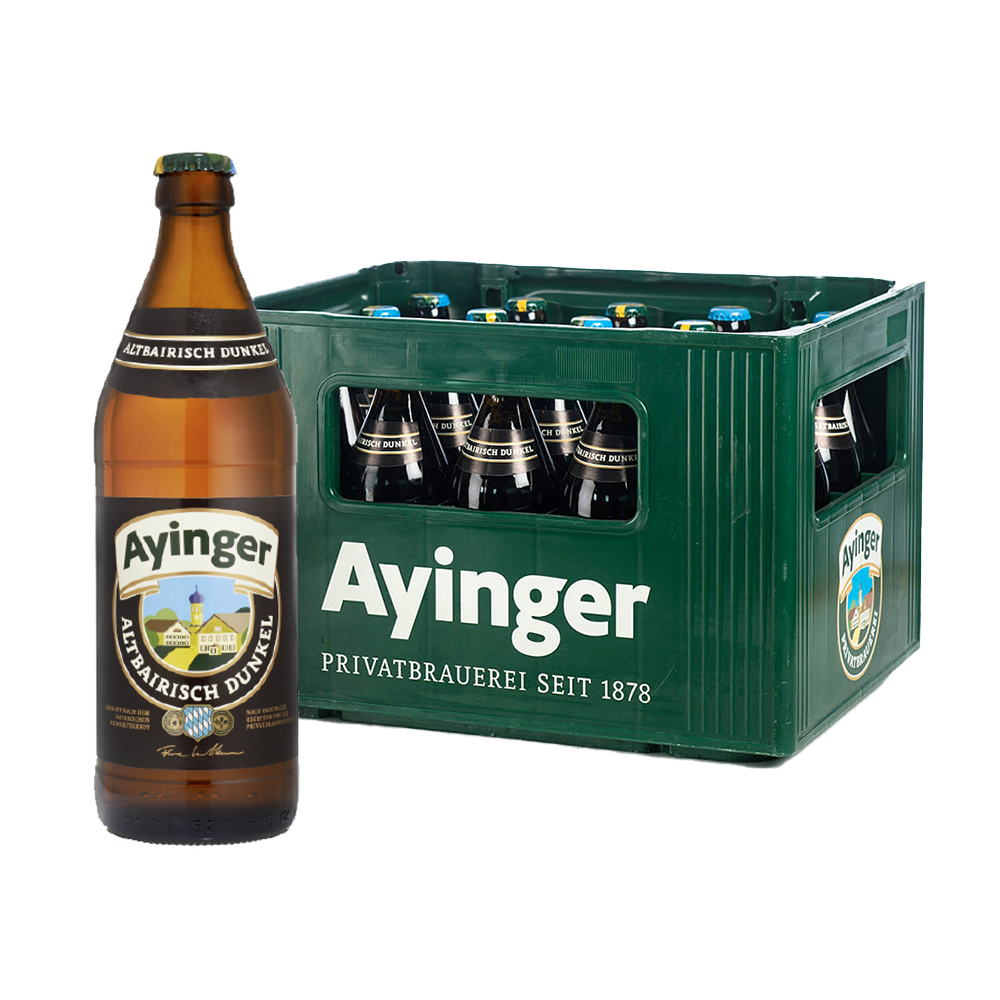 Ayinger Altbairisch Dunkel 5.0% 500ml - 20 Pack