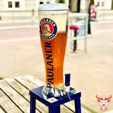 Paulaner Official 3L Collectible Tower Glass with Stand