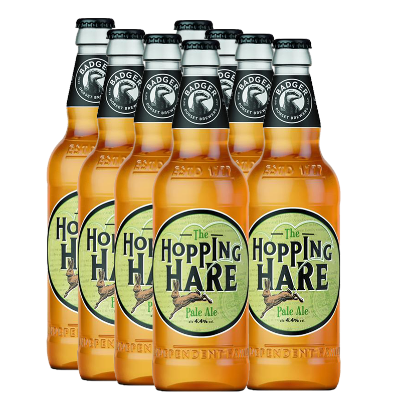 Badger Hopping Hare Pale Ale 4.4 500ml MORE BEER NZ