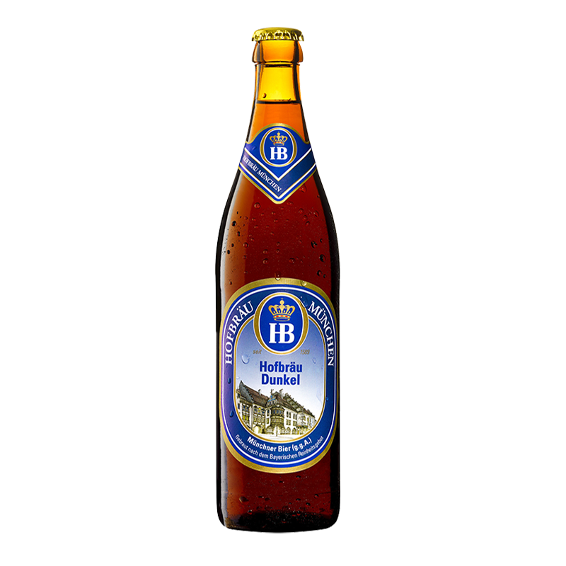 (BBE: 07/09/2024) Hofbrau Dunkel (Dark Lager) 5.5% 500ml