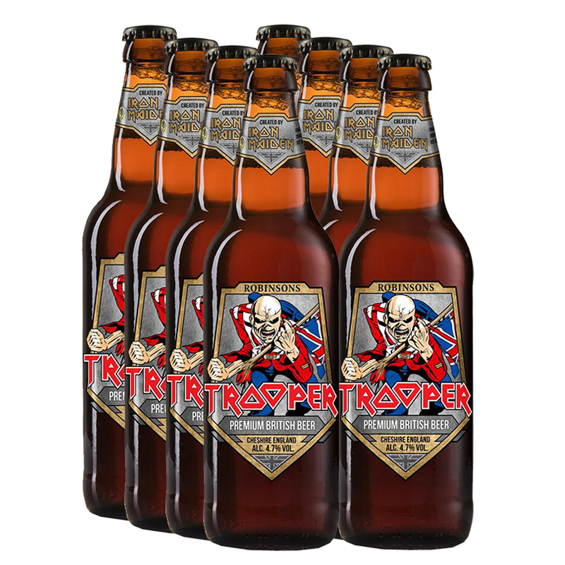 Iron Maiden Trooper Golden Ale 4.7% 500ml - 8 Pack